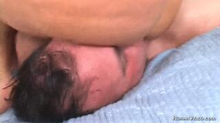 Flower Tucci and Olivia O' Lovely in nude femdom Face sitting and Big butt ass worship smothering pussy tit smothering and ass licking to orgasm POV upskirt queening and tit smothering 31