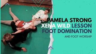 Pamela Strong Xena Wild lesson foot domination and worship