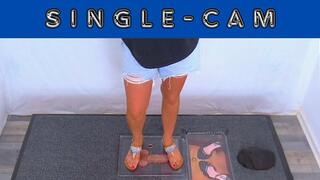 Crushed Under My Filthy Summer Sandals & PlexiGlass - Amber Cam - AmbersCBT - 71AC