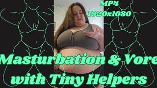 Giantess Goddess Rachel Masturbates with 4 Tiny Helpers MP4 1920x1080