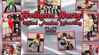 1292-Pedigree Party - Mixed Femdom Wrestling