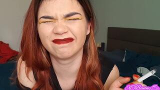 Farting Face Expression and Smoking while I Talk with You -