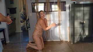 Cutting String and Fucking a Cocksleeve