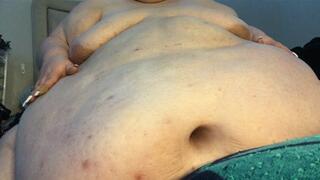 Belly shake and giggle tease