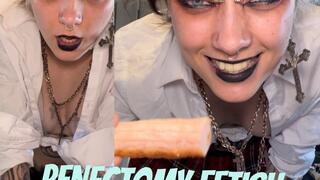 CRAZY EX GF in SCHOOLGIRL OUTFIT gives you a PENECTOMY for cheating on her and EATS IT