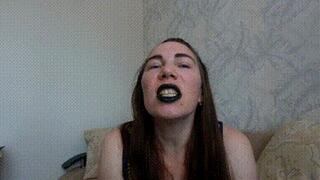 Vampirella bite you with her strong teeth v