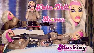 Lesbian Dolls Lovers Selena & Slavena MASKING