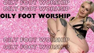 Shiny Oily Foot Worship
