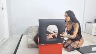 GASSY GIRL PUNISHING SLAVE PART 1 By IVY BUARQUE AND DANIELO SANTIAGO CAM BY DANI FULL HD