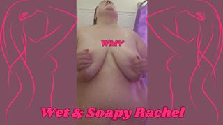 SSBBW Rachel Gets Wet and Soapy in Her Shower WMV