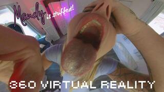Mandy Is Stuffed Up! - 4K 360 VIRTUAL REALITY