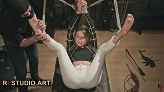 Ivanka - Legs Up Bondage, Foot Worship, Tickling, and Bastinado (FULL HD MP4)