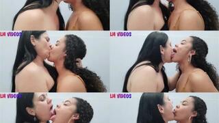 HOT KISSES ON THE BRUNETTE - MILF LETICIA MILLER & LAVINY BRUNETTE GIRL - EXCLUSIVE LM VIDEOS AUGUST 2024 - CLIP 3