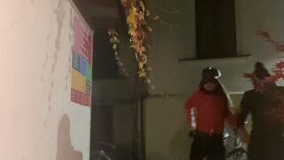 Mistress Jardena | Taking strangers anal virginity in the dumpster