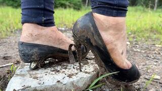 Top 25 min! Iren Vartik High Heels FULL Destruction, High Heels HARD Ruined, RUINED High Heels