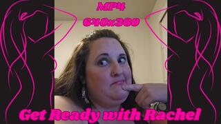 SSBBW Rachel Talks While Doing Her Hair and Makeup MP4 640x360
