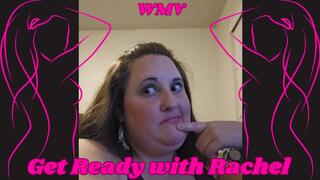 SSBBW Rachel Talks While Doing Her Hair and Makeup WMV