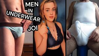 Men In Underwear JOI - The Goddess Of Destruction Jerk Off Instructions
