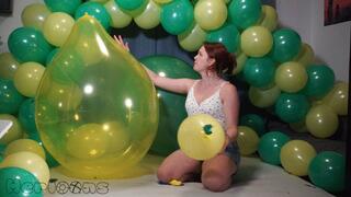 Aimee - Masspopp in yellow and green
