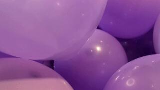 POV Swimming through balloons to suck your cock