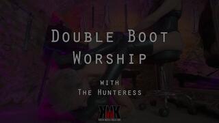 Double Boot Worship with The Hunteress