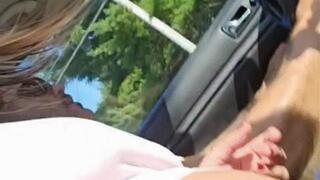 Jean farts and Leather femdom face spitting smacking handjob and cum denial