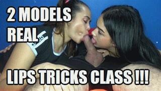 LIP FETISH 240825BC3 VIOLET + JESSIE 2 MODELS ONE TEACHES THE OTHER HOW TO USE THE LIPS WHILE SUCKING COCK + FREE SURPRISE SHOW (LOWDEF SD MP4 VERSION)