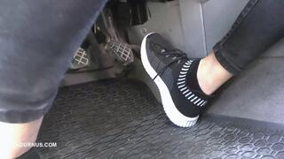 Mistress Tatjana steps on the pedal! mp4