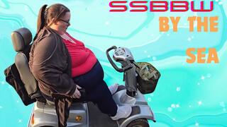 SSBBW BY THE SEA ON MY MOBILITY SCOOTER