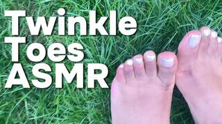 Twinkle Toes ASMR | Ebony Goddess Feet | Toe Scrunching & Sole Worship