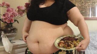 Roast chicken stuffed with Brazilian BBW! With Soda!