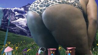 giantess ass destroys tiny homes in the mountains 1080