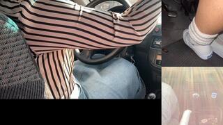 720P Enjoy the trip with a sexy latina driver with big tits