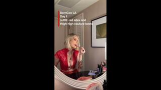 Sheer Nude Latex Photoshoot - Goddess Kyaa Supermodel BTS Vertical HD - 720p MP4