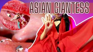 Asian Giantess - Demoness and Tiny People