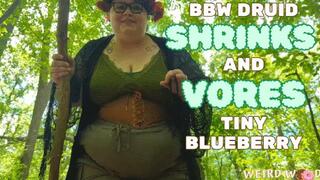 BBW Druid Shrinks and Vores Tiny Blueberry Adventurer - WMV