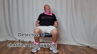 Detective CleaveGagged is Chair Tied and Bandana Gagged