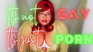 Its Not Gay! Its Just Porn! - Bella Trixxx Gay Encouragement & Therapy Fantas