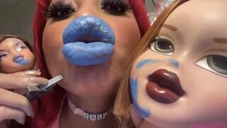 RubyDollLipz's Larger Lips+Doll Head Kisses #30