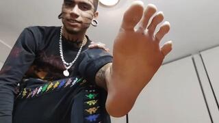 My Step-brother's Long toenails teasing, dominating and humiliating you