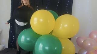 Balloon Boobs Pin Popping