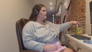 Office Fatty Gains Weight Working From Home (720p)