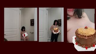 FRESHLY MADE GERMAN CHOCOLATE CAKE FEEDING W DETOX