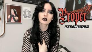 Proper Introduction