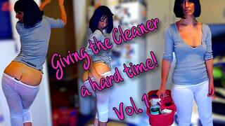 Giving the cleaner a hard time Part 1 HD