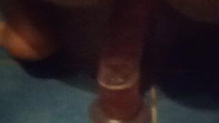 Dildo sucking fucking