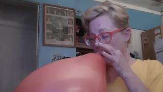 Quick little balloon fun on a Sunday afternoon