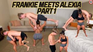 Frankie Meets Gymnast Alexia