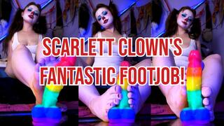 Scarlett Clown's Fantastic FootJob!