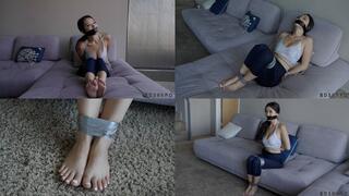 Kai Love 2 - Duct Tape + Wrap Tape Gag